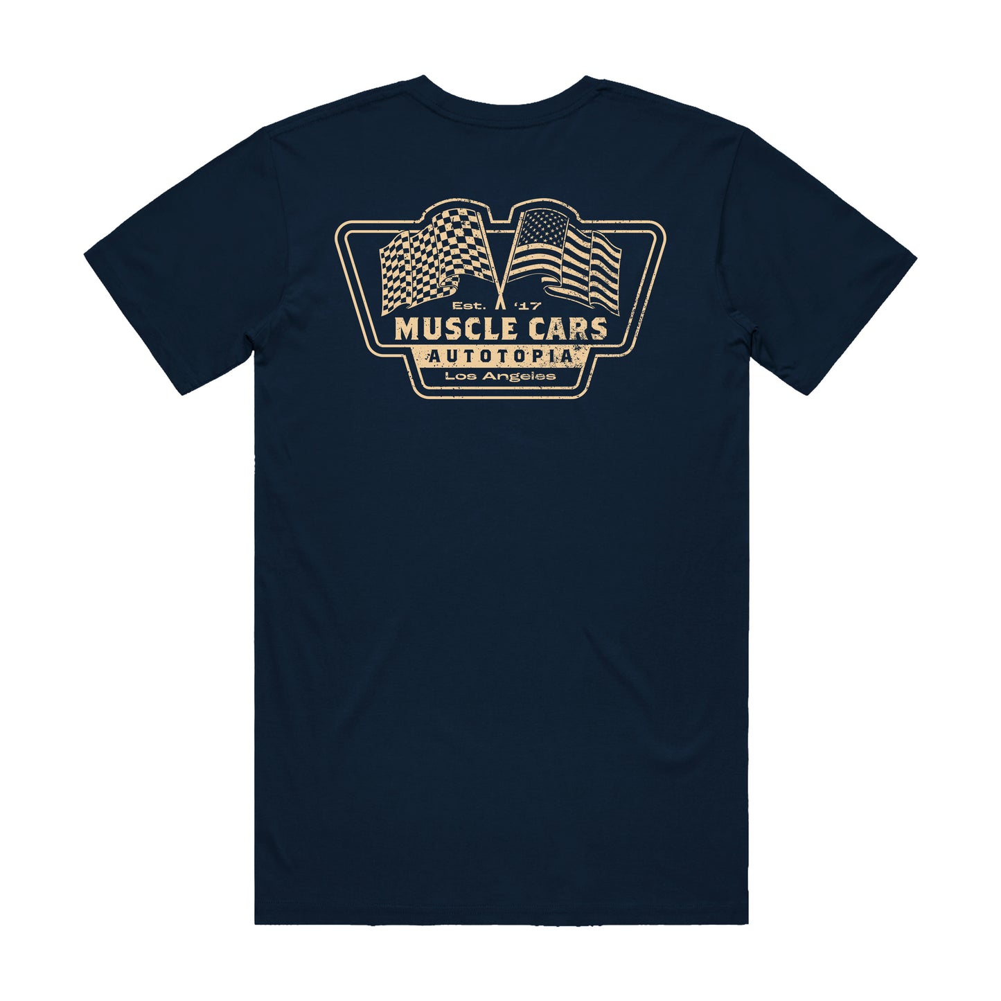 Tshirt - Navy The Muscle
