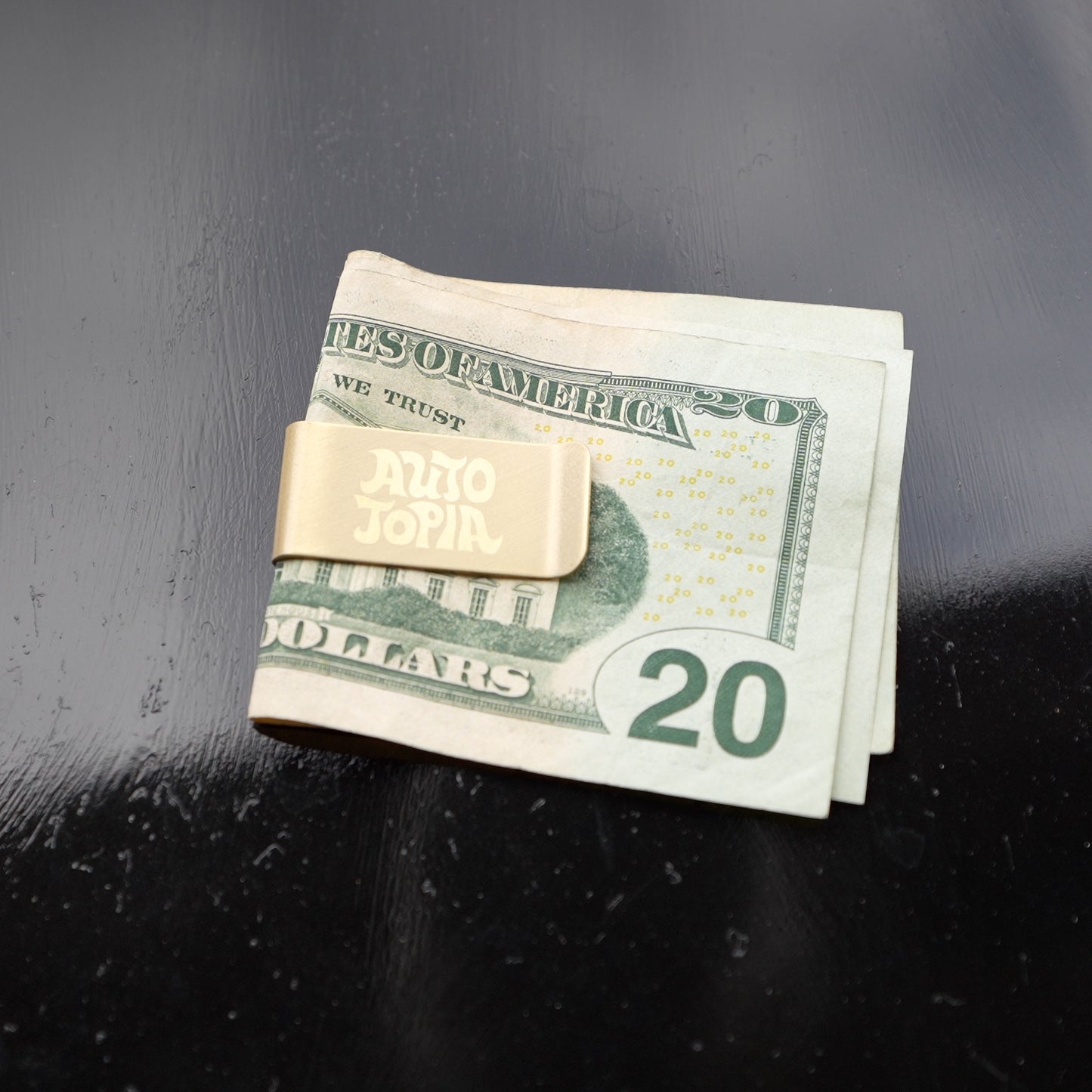 Money Clip - Gold Groovy