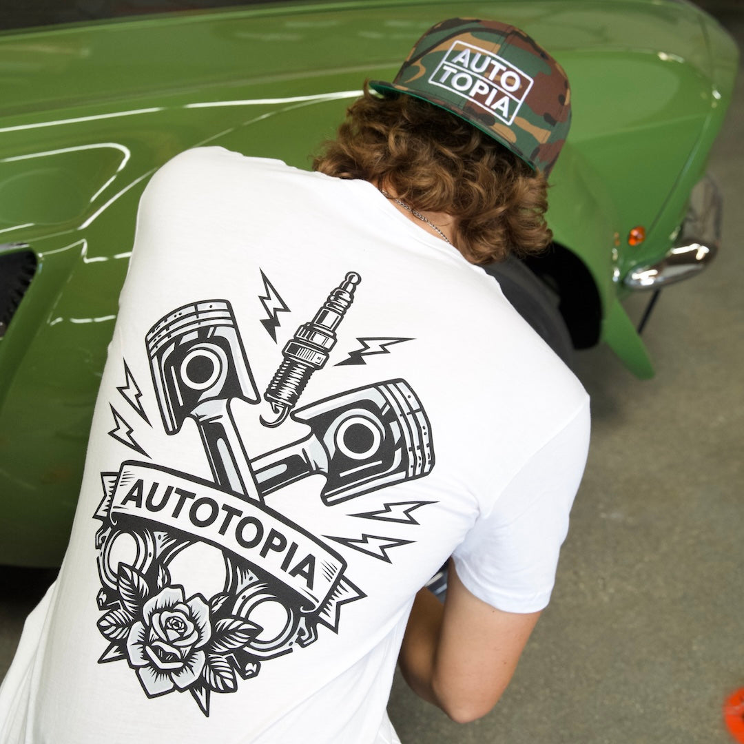 Snapback Hat - Camo Pistons