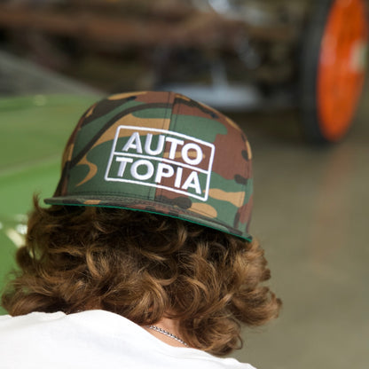 Snapback Hat - Camo Pistons