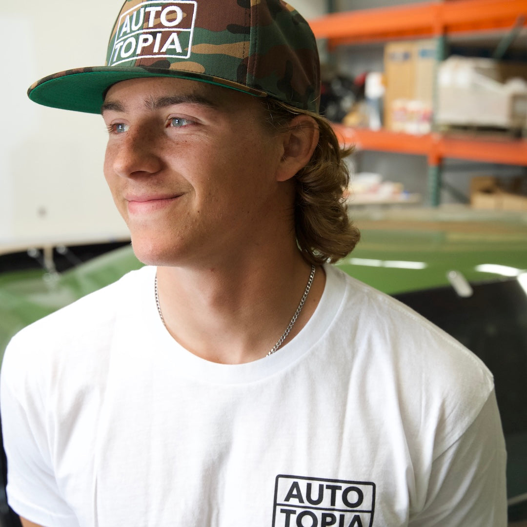 Snapback Hat - Camo Pistons
