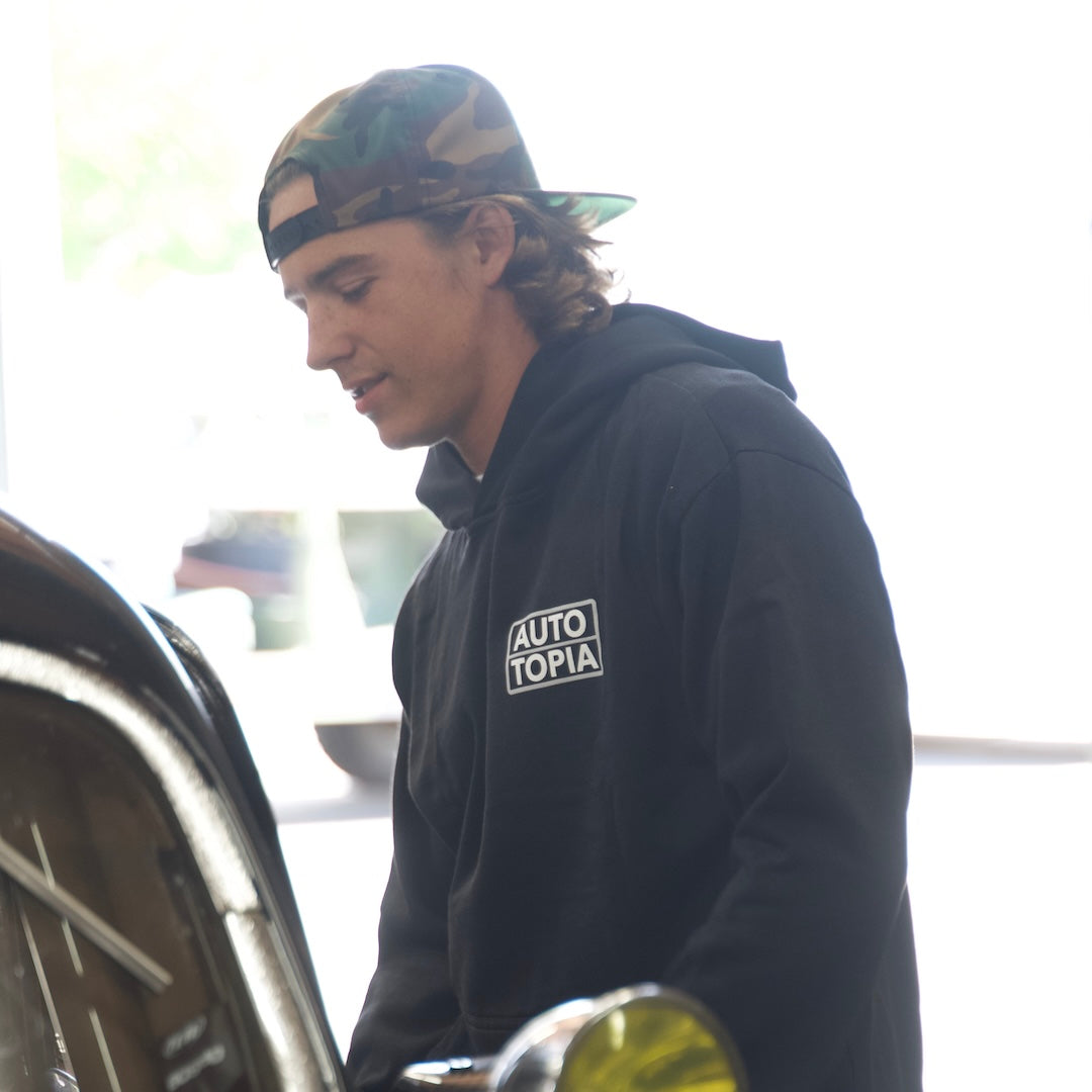 Hoodie - Black Pistons