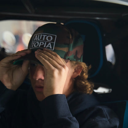 Snapback Hat - Camo Pistons