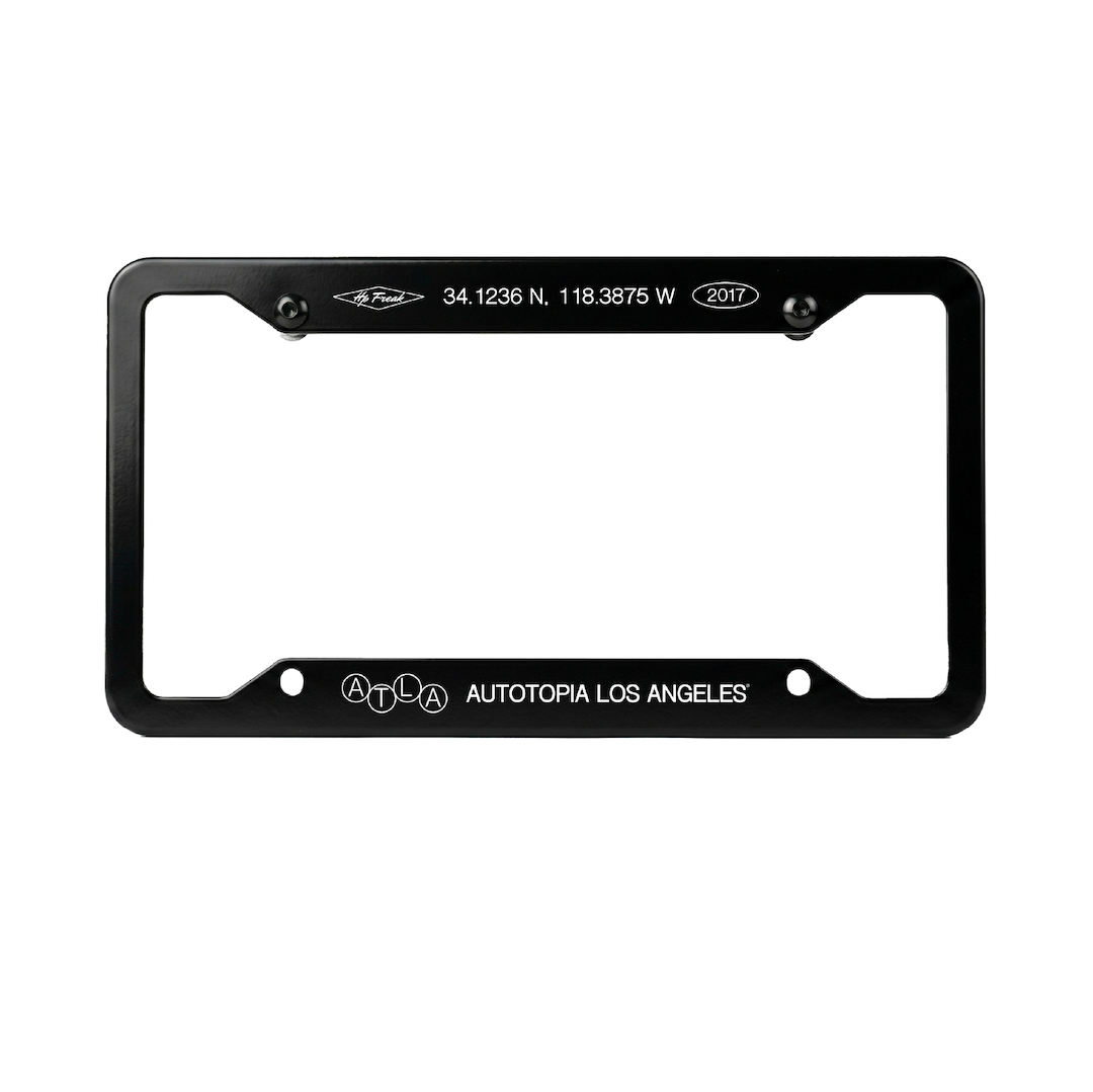 License Plate Frame - Black Mulholland