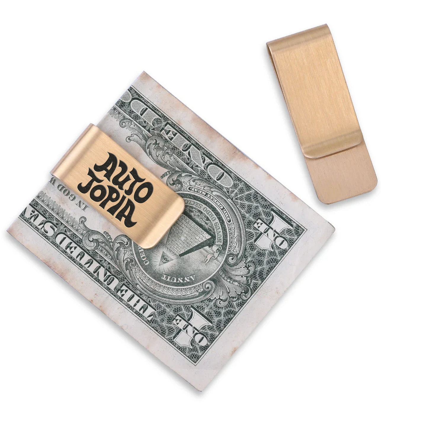 Money Clip - Gold Groovy