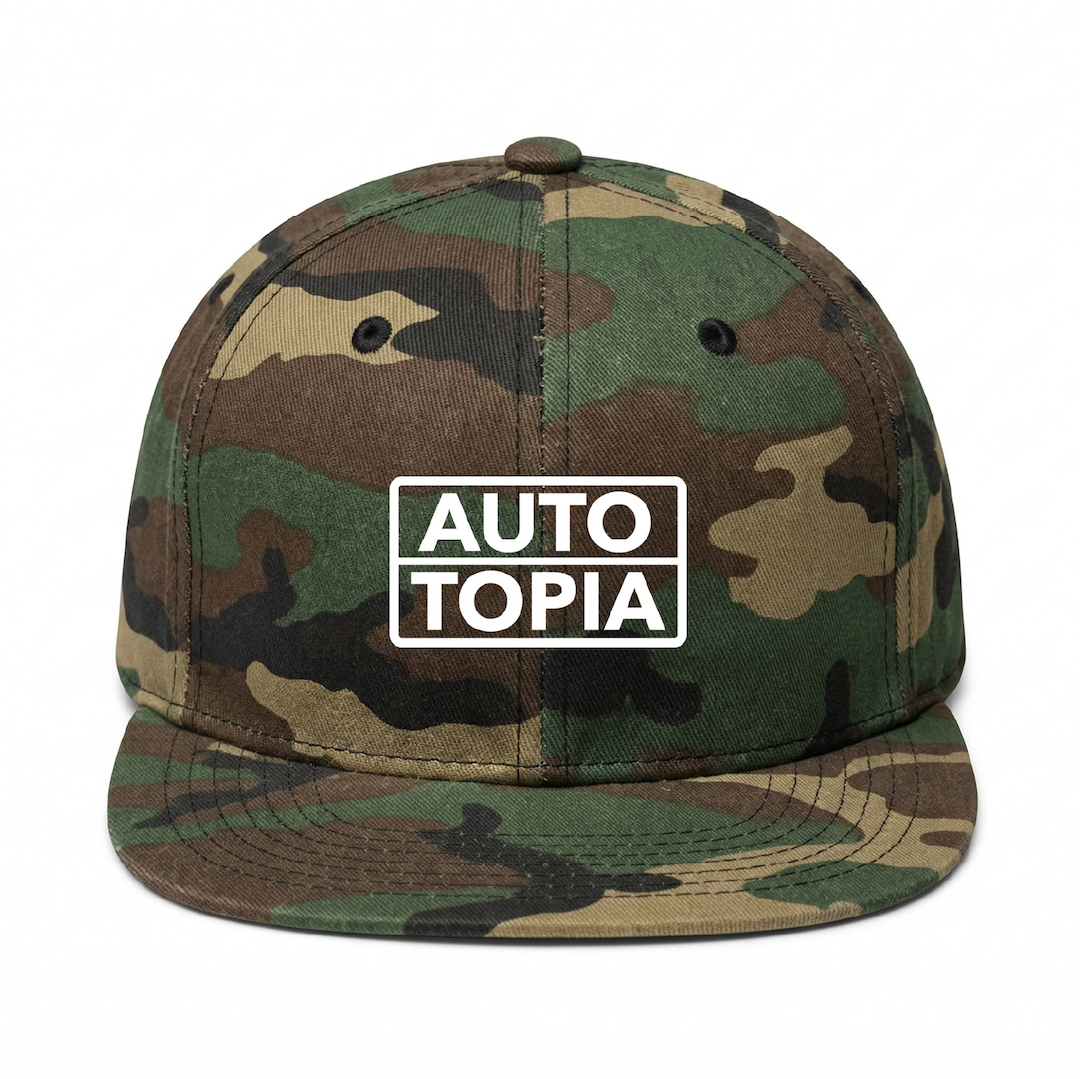 Snapback Hat - Camo Pistons
