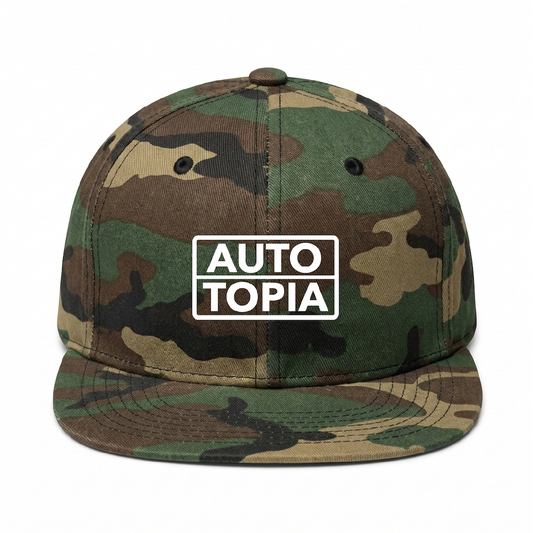 Snapback Hat - Camo Pistons